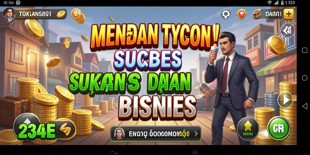 Tampilan gameplay Tycoon yang seru dan menarik di 234E.