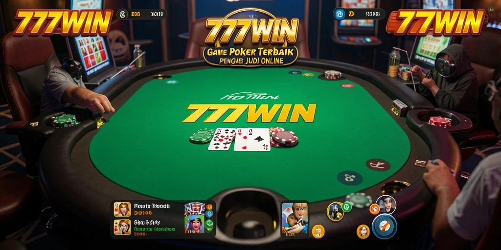 Screenshot gameplay Poker di 777WIN dengan suasana yang menarik.