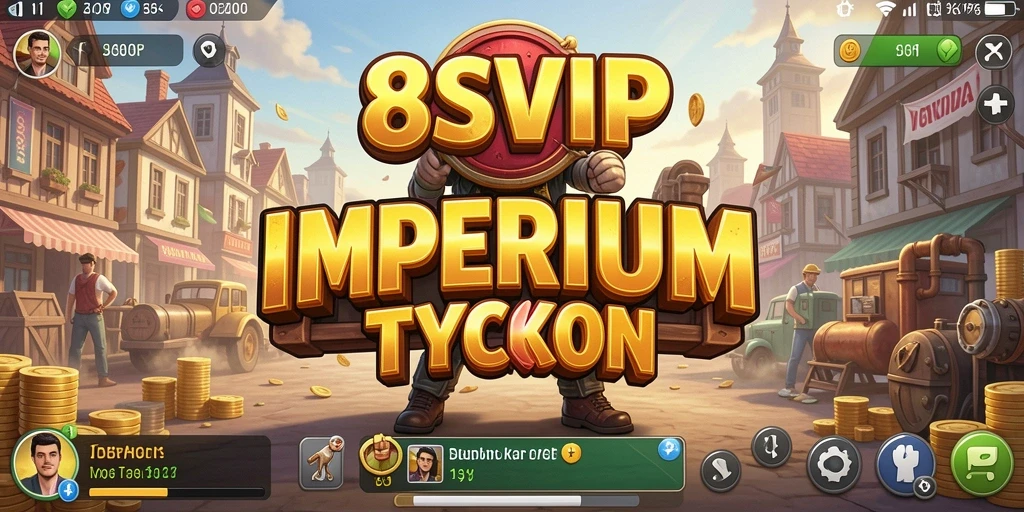 Tampilan gameplay 8SVIP saat membangun imperium bisnis.