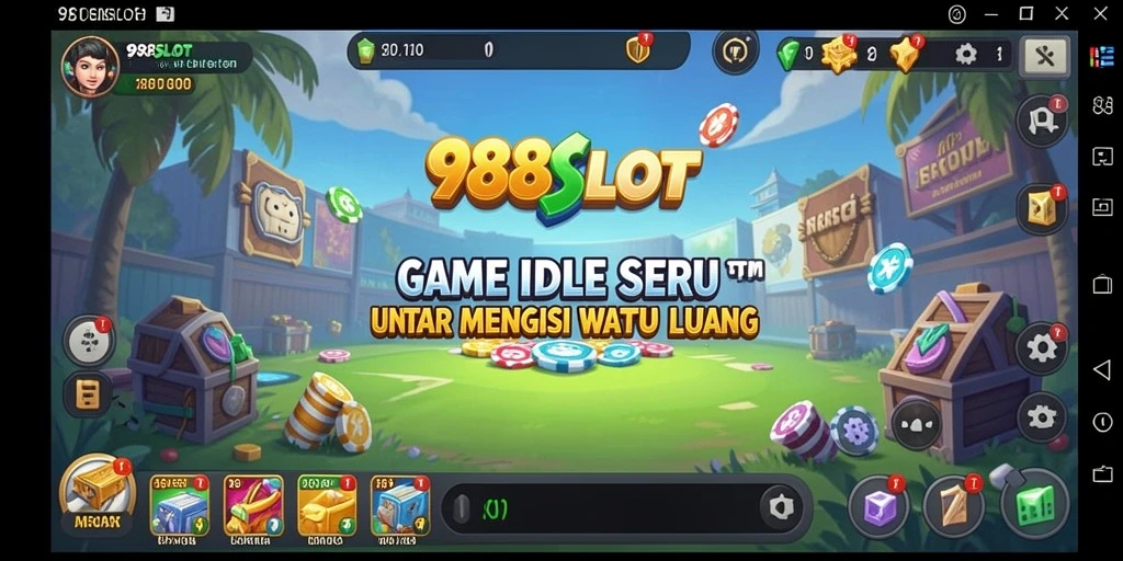 Screenshot gameplay 988SLOT menampilkan putaran slot yang menarik dan menegangkan.