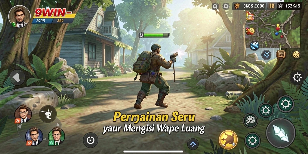 Tampilan menarik dari gameplay seru 9WIN di layar perangkat Anda.