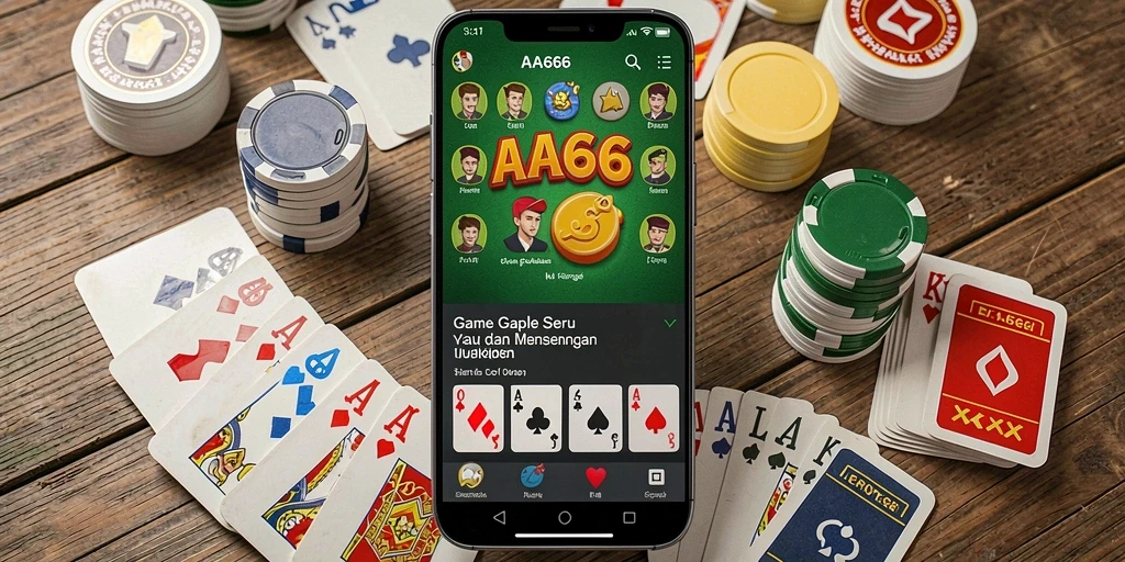 Screenshot gameplay AA666 menampilkan action seru dari permainan Gaple.