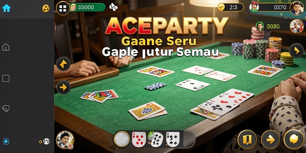 Tampilan gameplay seru dan interaktif di ACEPARTY.