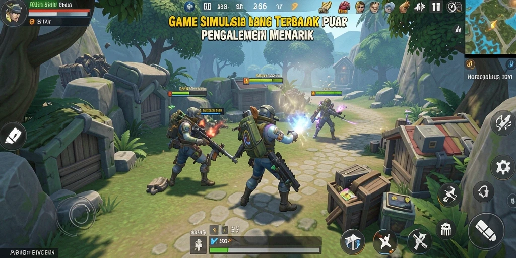 Tangkapan layar menunjukkan gameplay seru API66 dengan misi menarik.