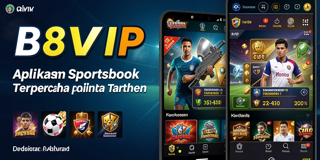 Tampilan antarmuka B8VIP saat melakukan taruhan olahraga.