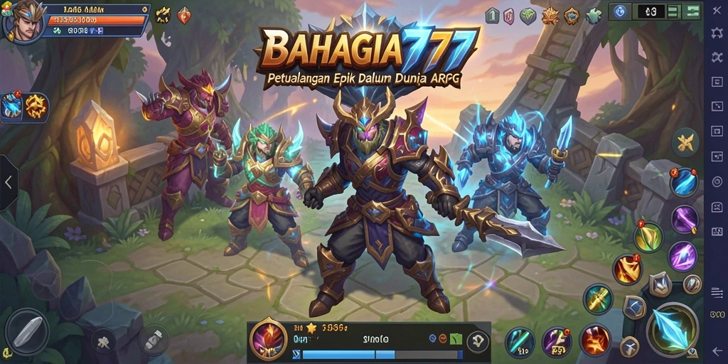 Tampilan menarik dari gameplay <strong>BAHAGIA777</strong> dalam aksi ARPG.