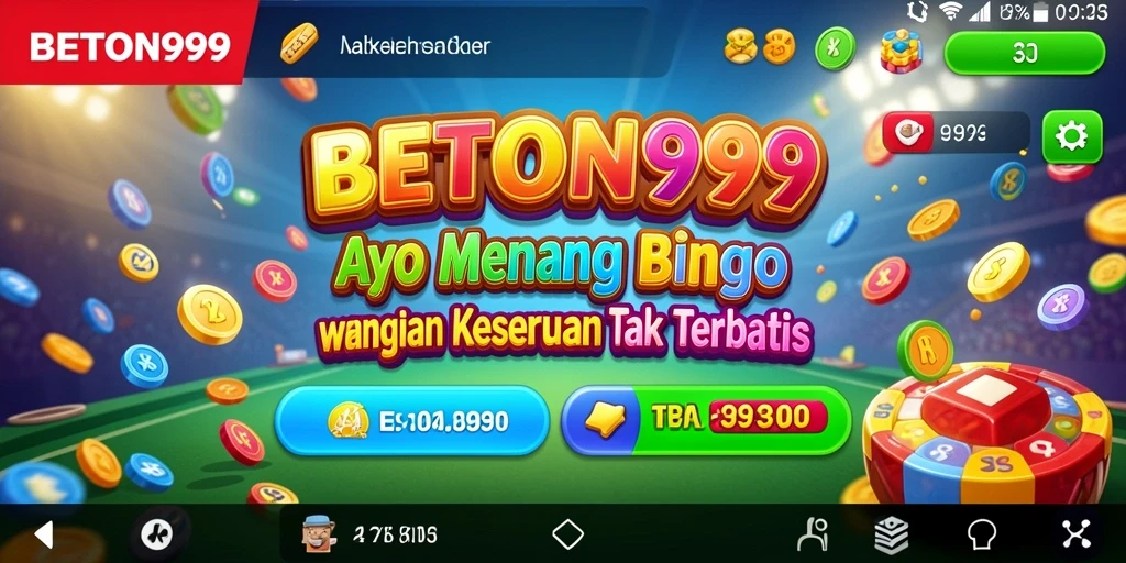 Tampilan gameplay Bingo yang seru dan interaktif dalam BETON999.