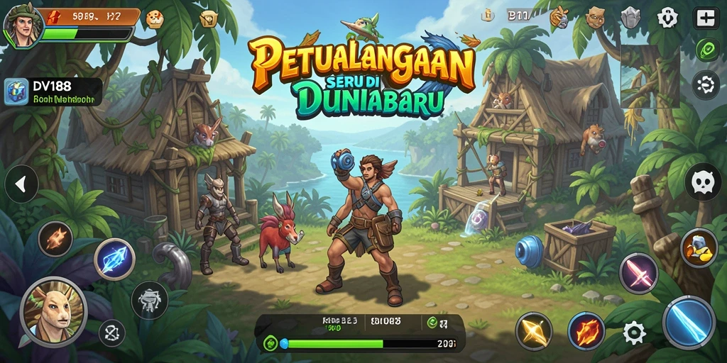 Tampilkan gameplay yang seru dari petualangan di DV188.