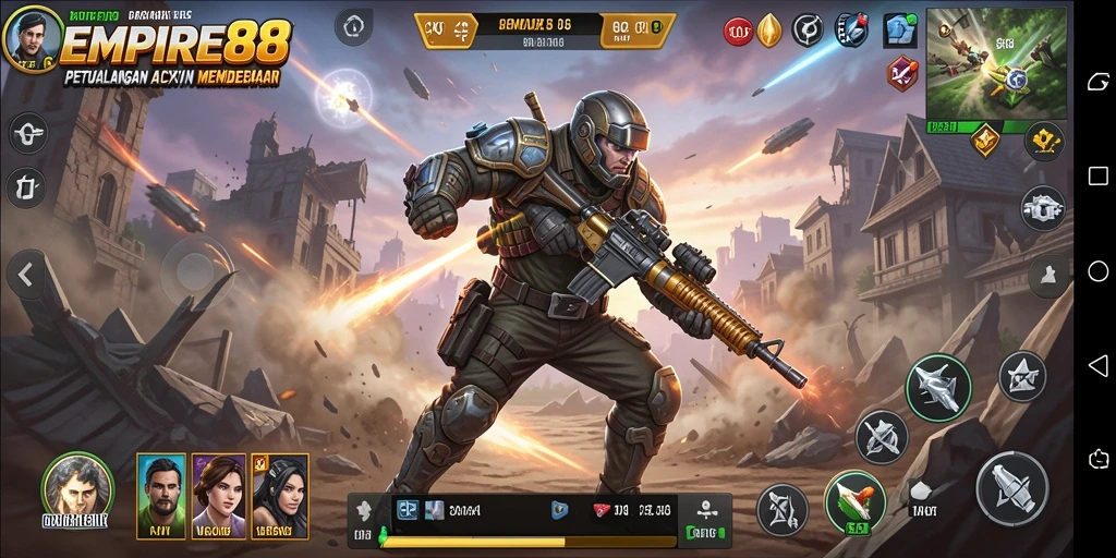 Tangkapan layar gameplay seru di EMPIRE88 dengan pertarungan aksi penuh adrenalin.