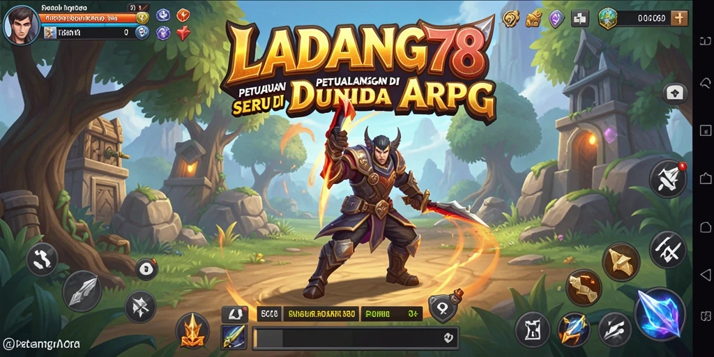 Screenshot LADANG78 menampilkan aksi seru dalam permainan ARPG.