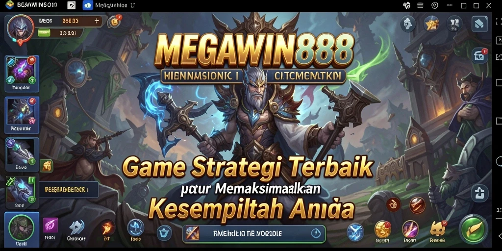 Tangkapan layar gameplay menampilkan strategi dan aksi dinamis.