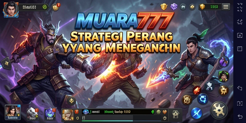 Tangkapan layar utama <strong>MUARA777</strong> menampilkan strategi pertempuran yang mendebarkan.