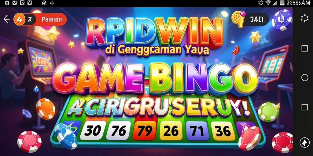 Tampilan gameplay Bingo yang seru dan mengasyikkan di RPIDWIN.