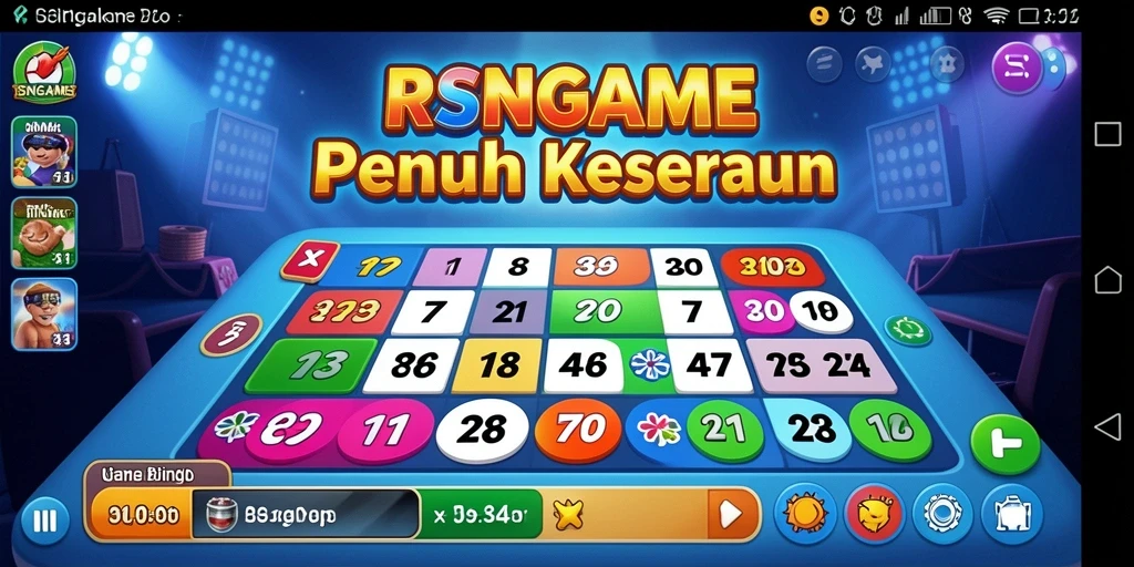 Tampilan gameplay Bingo yang menyenangkan dan interaktif.