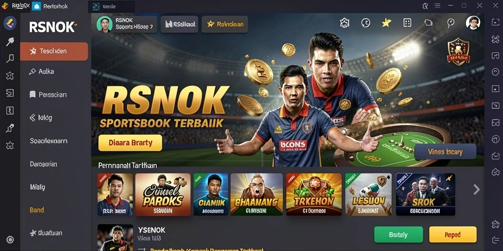 Tampilan gameplay RSNOK yang menarik dan interaktif dalam taruhan olahraga.