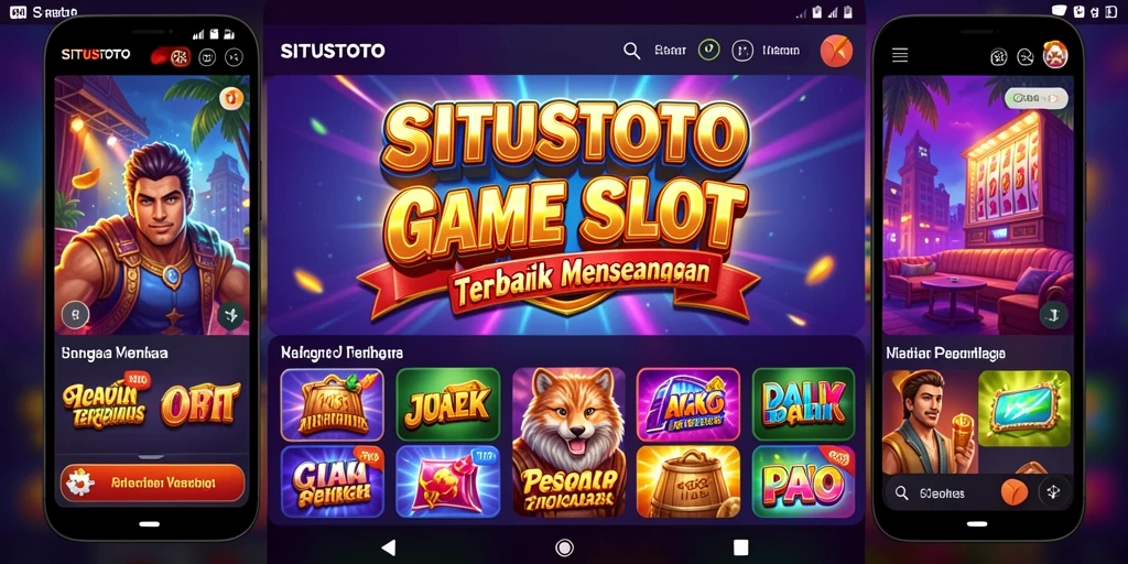 Tampilan gameplay Slot yang menarik dan penuh warna dari SITUSTOTO.