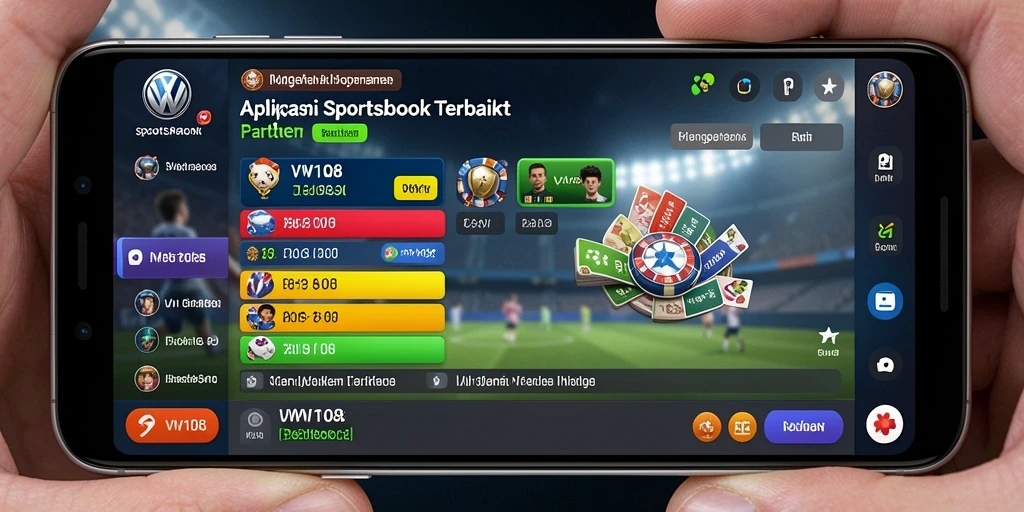 Tampilan menarik dari gameplay VW108 pada platform sportsbook.