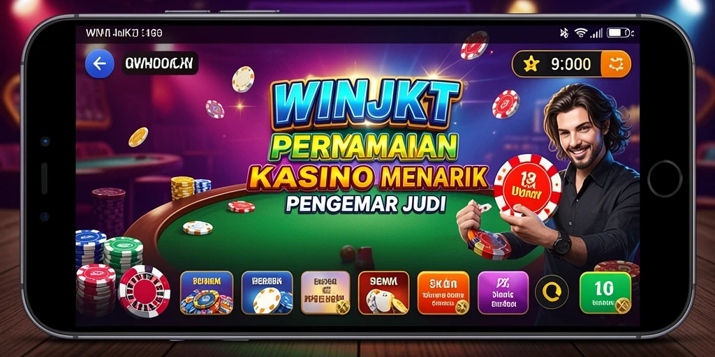 Screenshot gameplay WINJKT yang menampilkan keseruan bermain Kasino.