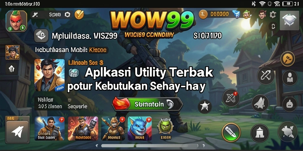 Tampilan antarmuka WOW99 yang menarik dan mudah dinavigasi.